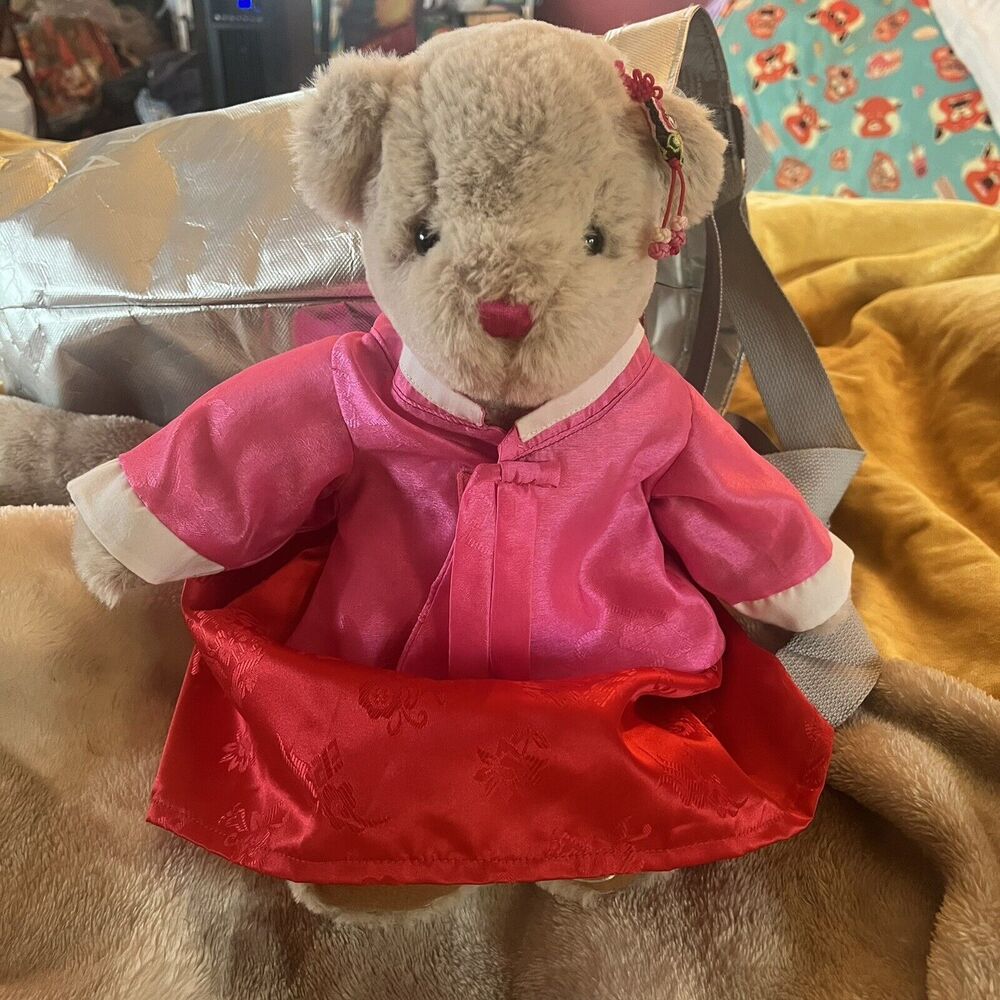 Joanne Oh Handmade Teddy Bear Soft Stuffed Animal Toy Plush Rare Asian
